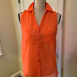 Wet Seal sleeveless collared shirt
